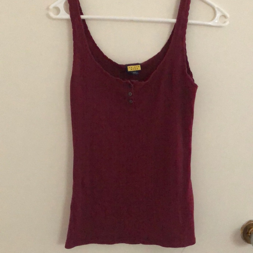 Maroon tank top